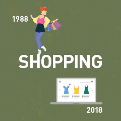 Shopping: 1988 / 2018